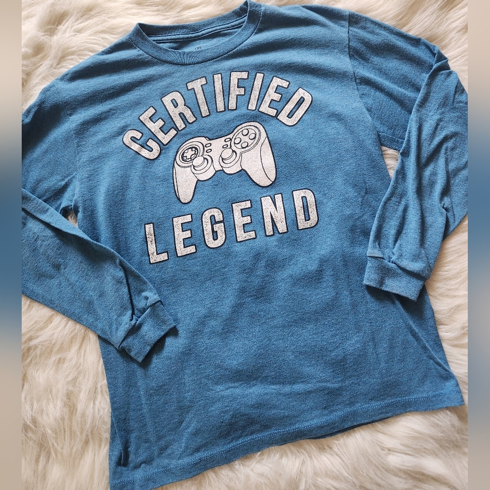 3/$15 Boys - "Certified Legend" long sleeve (size medium)